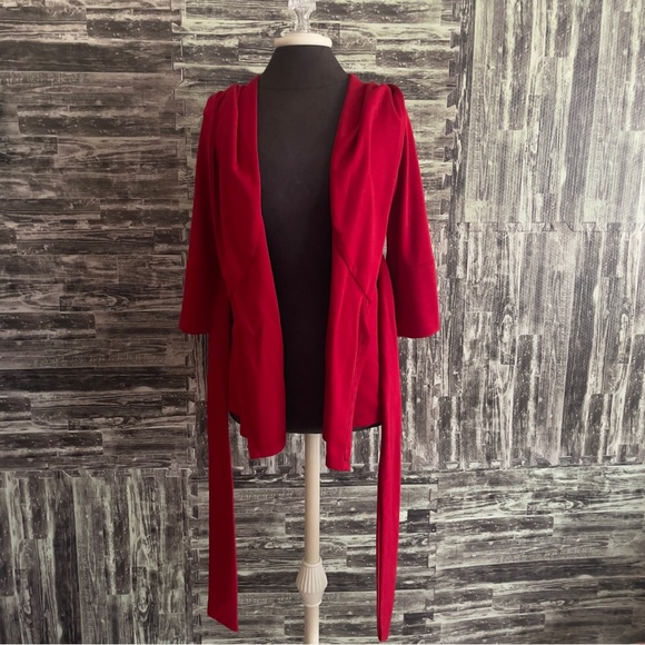 XT Red hooded wrap cardigan - Picture 7 of 10